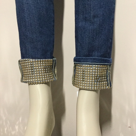 Candy Couture, Ankle Denim Jeans embellished , - Picture 3 of 9